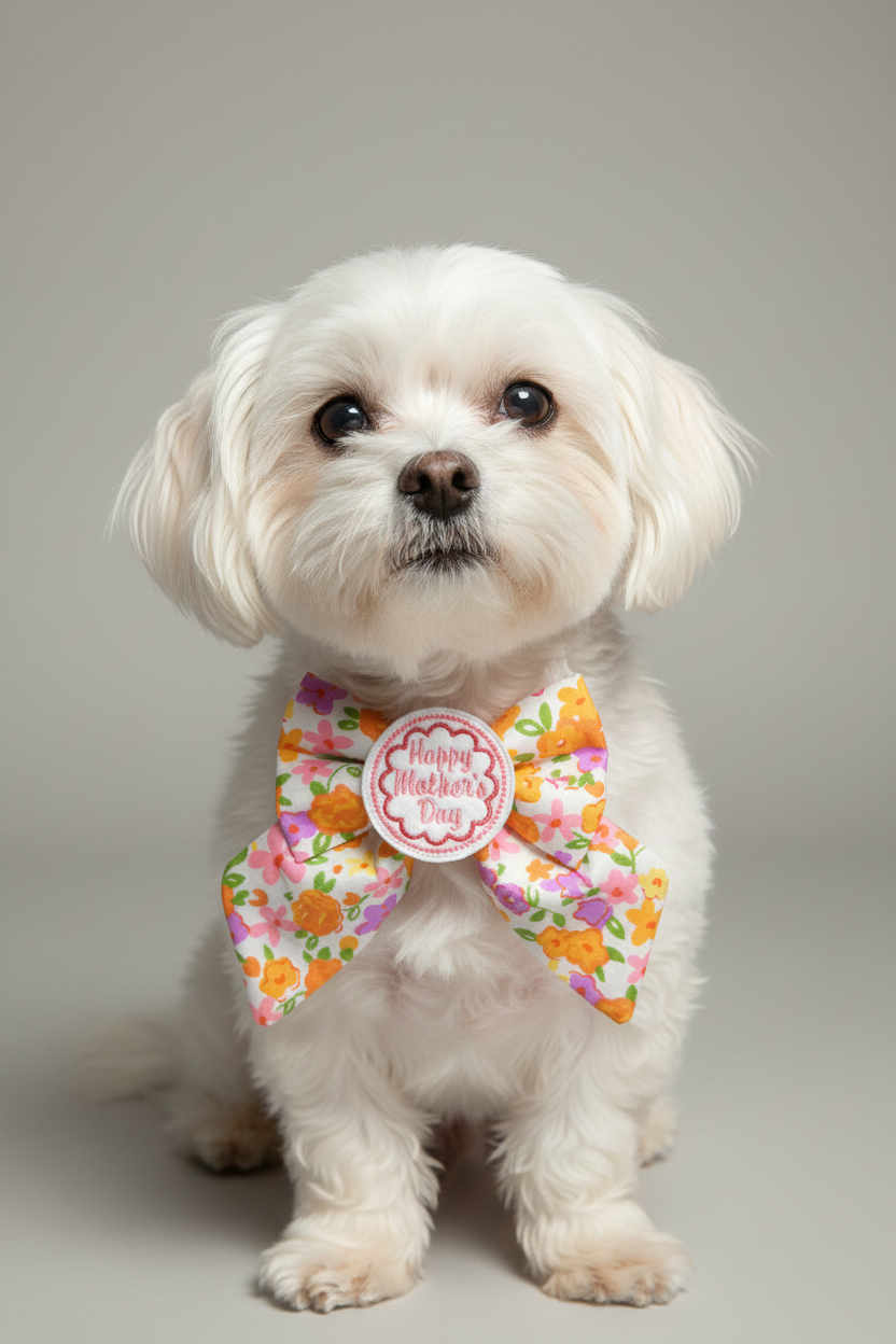 Limited Edition - Happy Mother’s Day Floral Sailor Bow