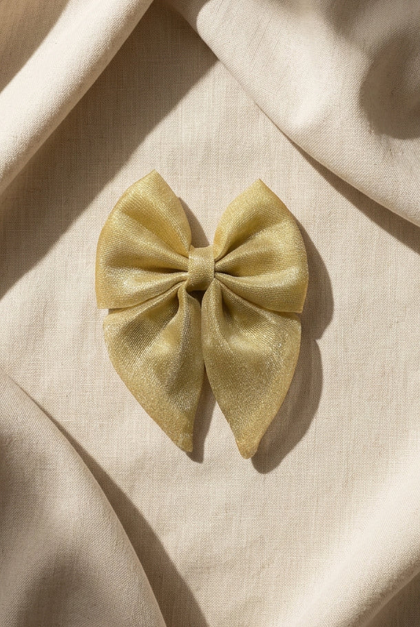 Social Season - Champagne Fizz Satin Rambler Bow