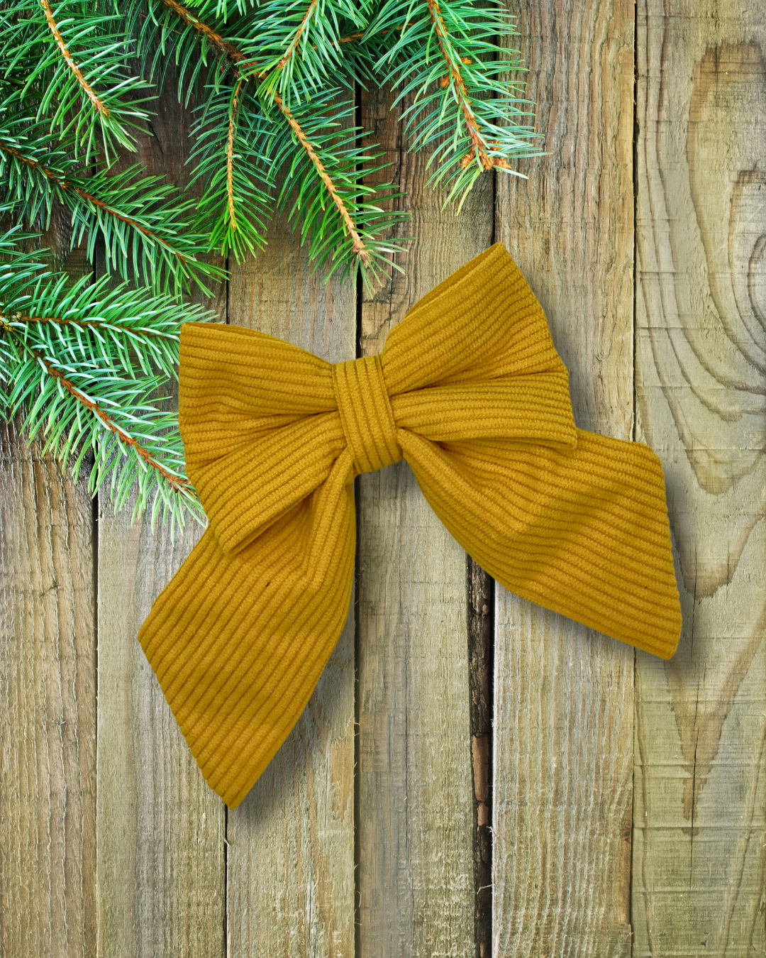 Corduroy Matching Hair Bows