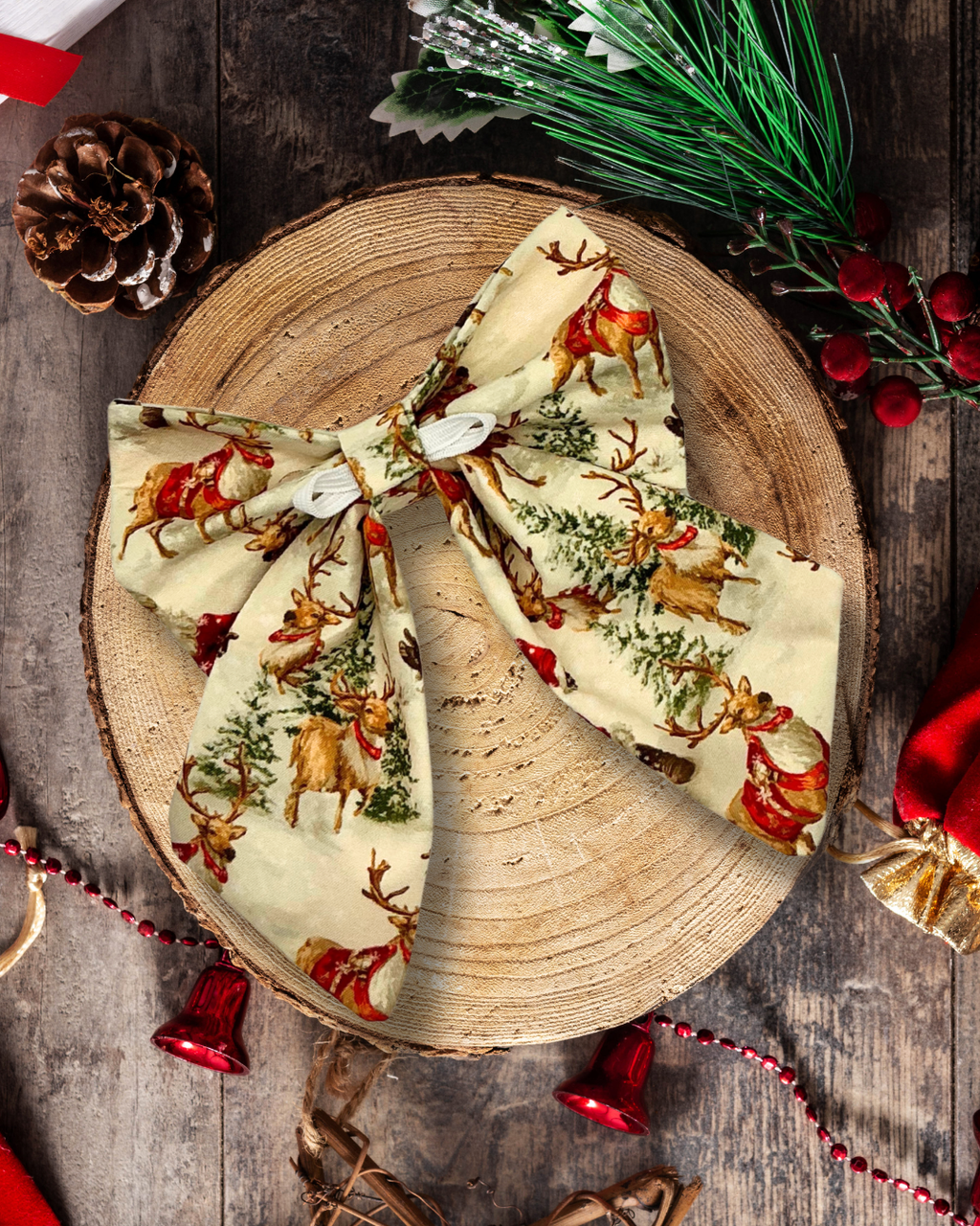 Santa Paws Sailor Bow