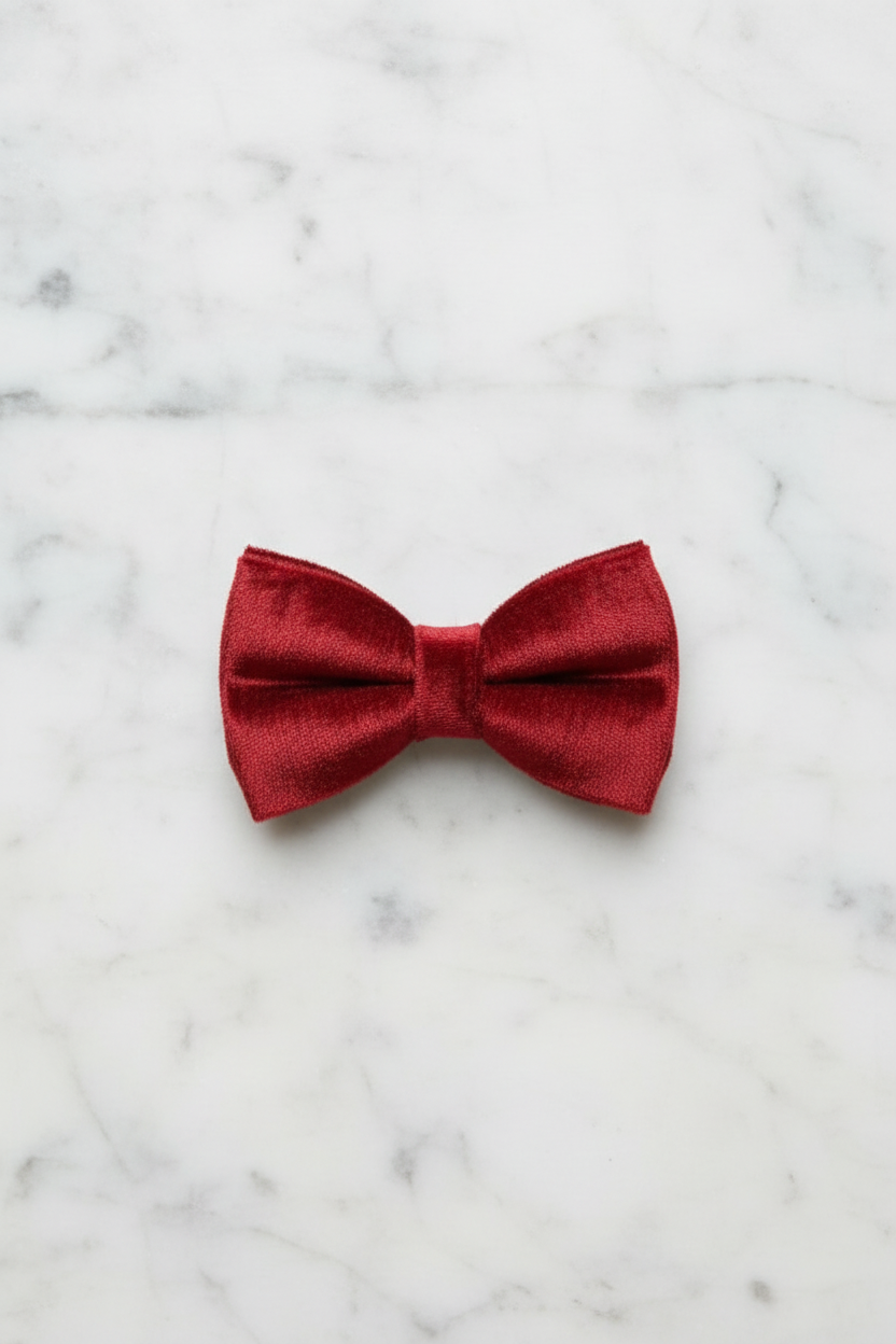 Crushed Velvet Bow Ties