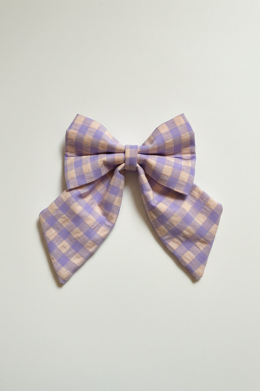 Picnic Pals - Lilac Blush Sailor Bow
