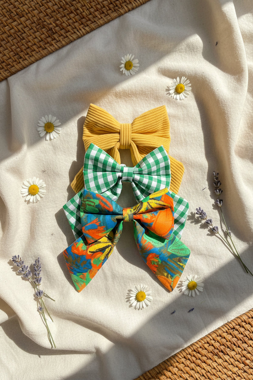 Heatwave Bloom Dog Sailor Bow