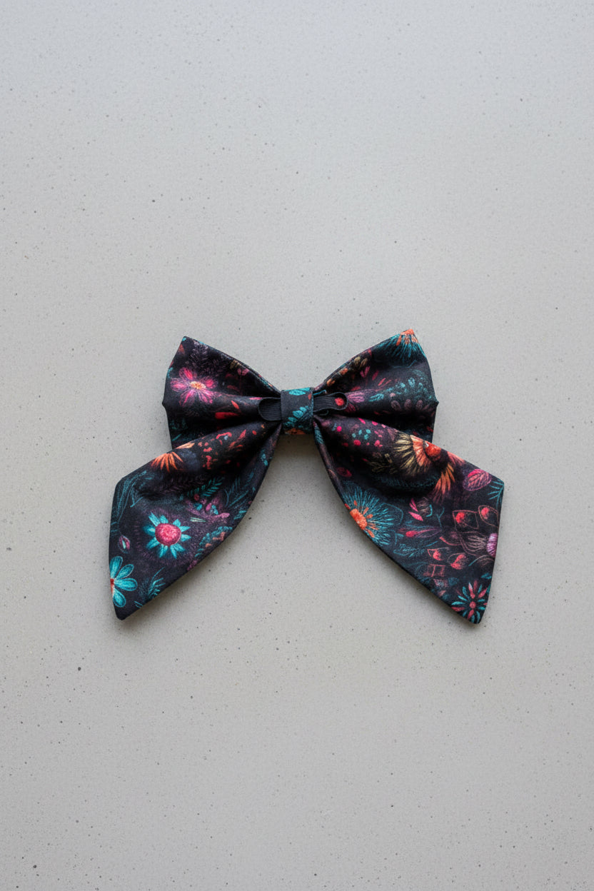 Midnight Bloom Sailor Bow