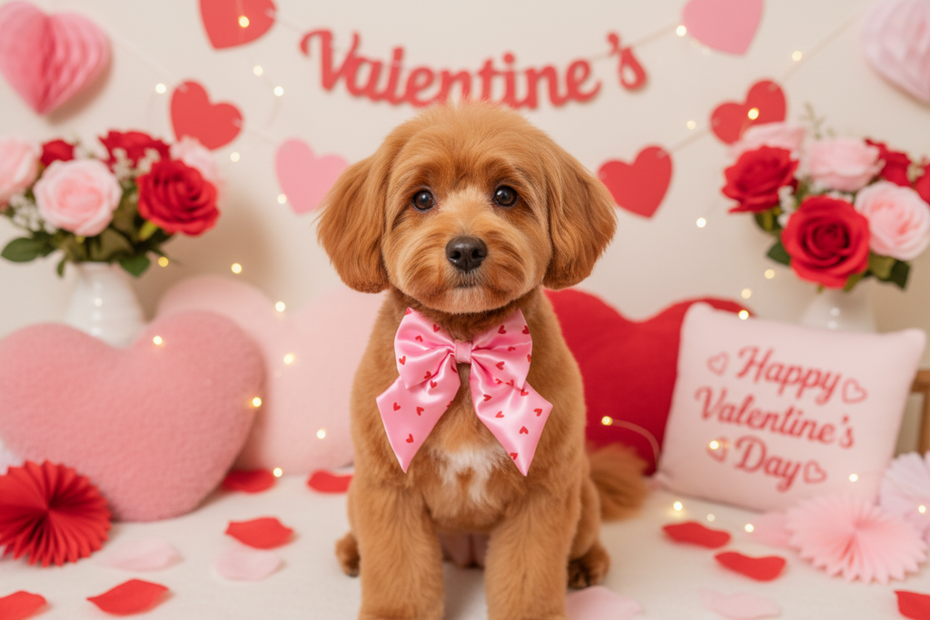 Pink Heart Sailor Bow