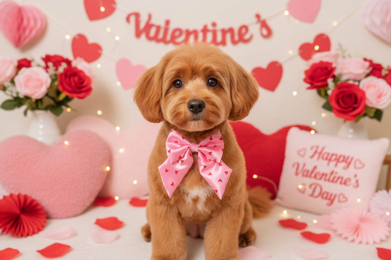 Pink Heart Sailor Bow