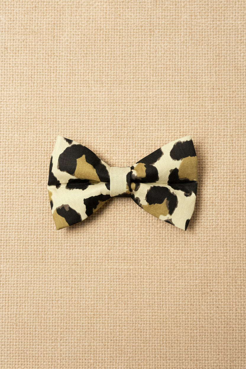 Leopard Print Bow Tie