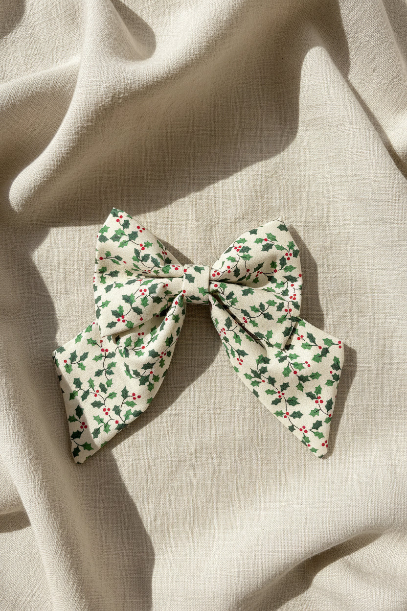 Tidings & Tartan - Holly & Hearth Sailor Bow