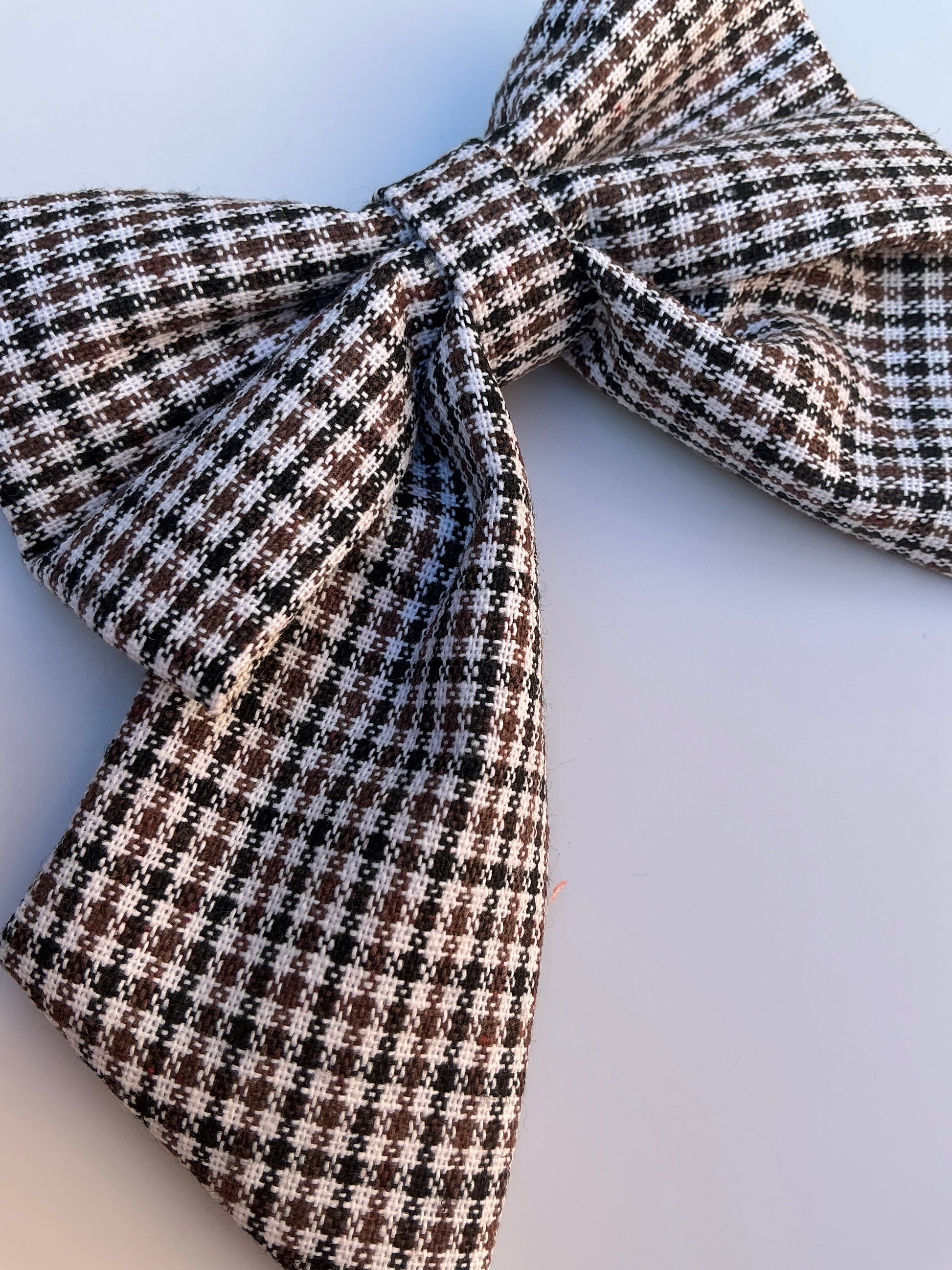 Heritage Hound Sailor Bow - Brown Cream