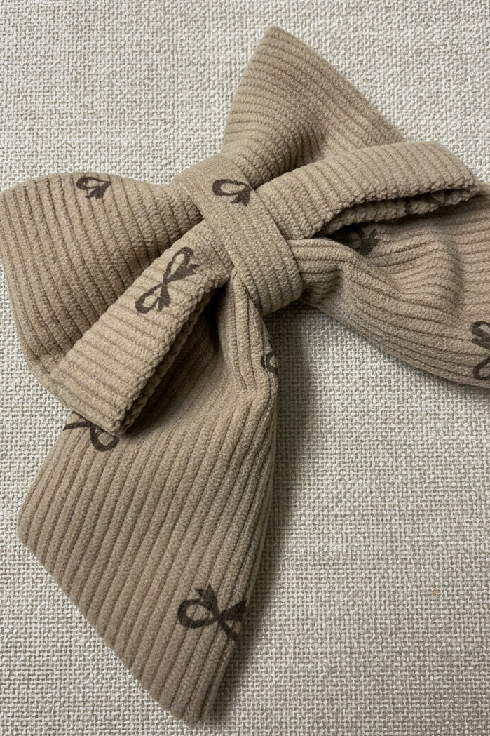 Everyday Corduroy - Soft Mocha Sailor Bow