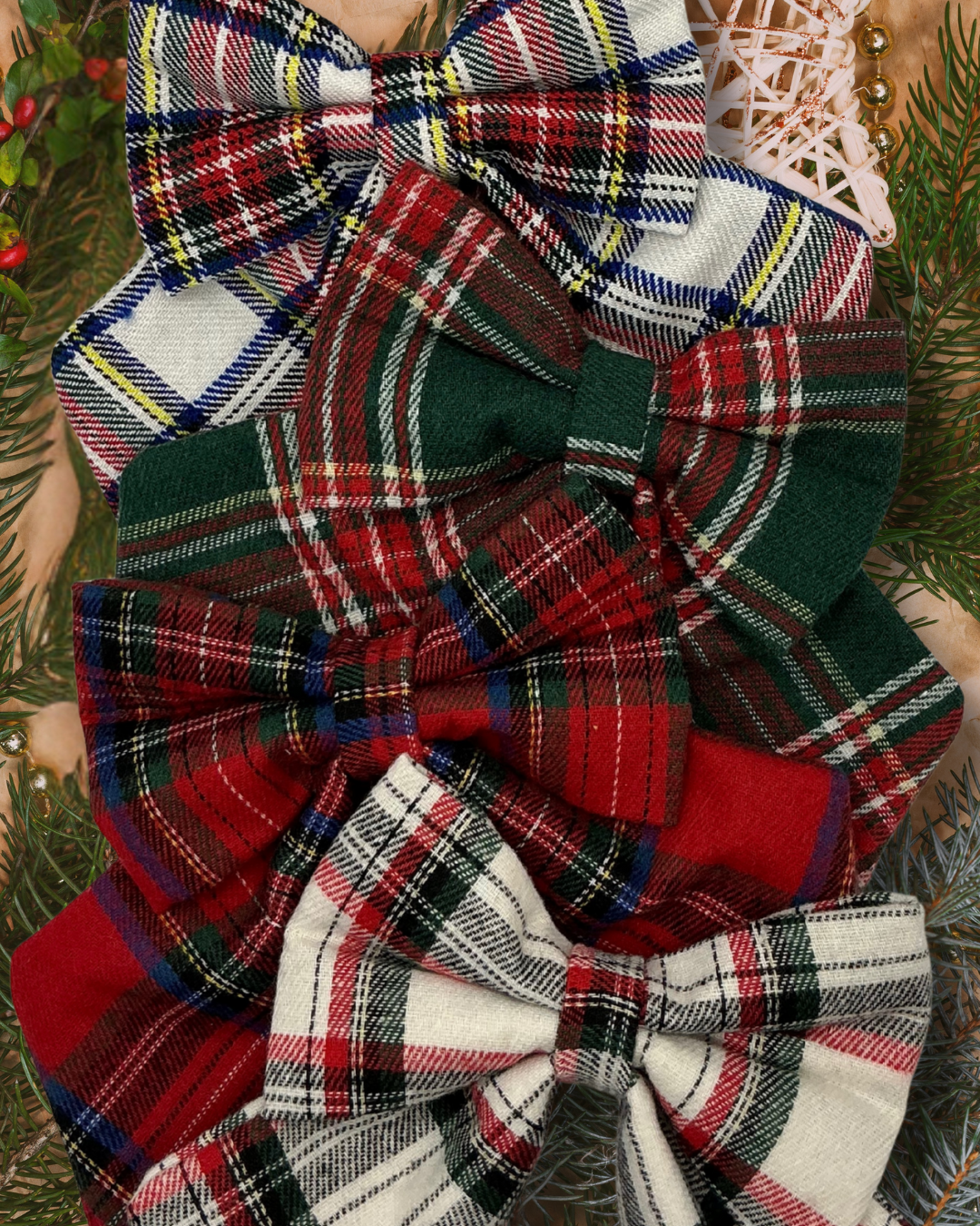 Heritage Hound Sailor Bow - Festive Red