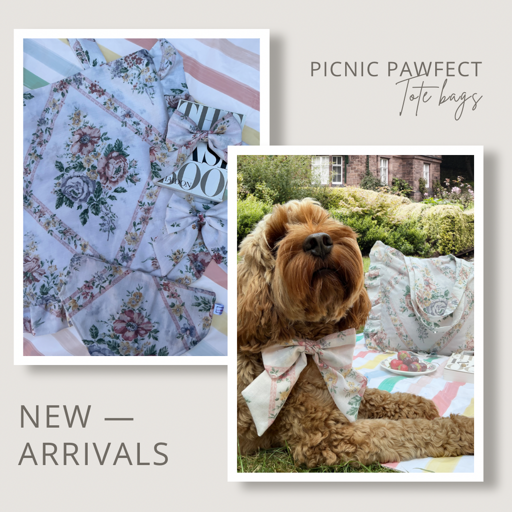 Picnic PAWfect: Cottage Charm Tote Bag