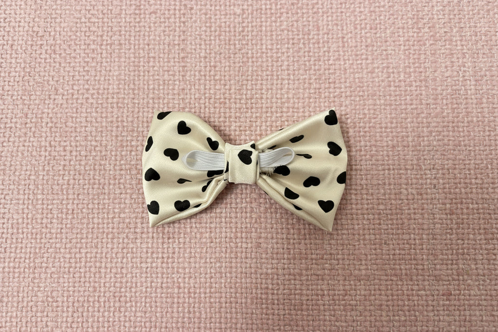 Black Heart Bow Tie