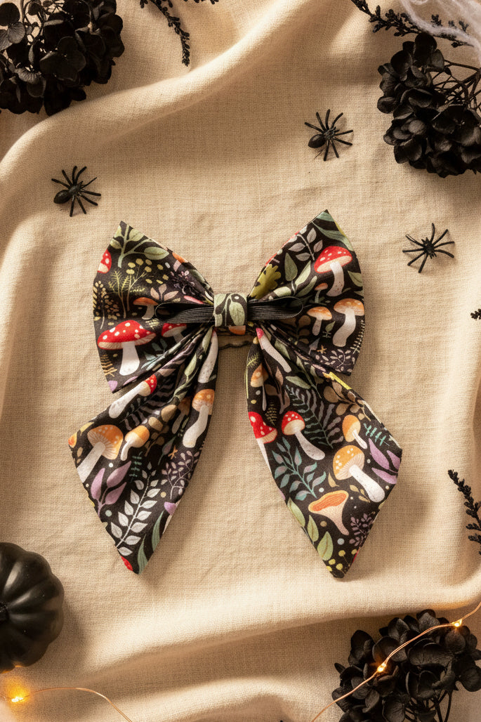 Midnight + Mischief - Fungi After Dark Sailor Bow