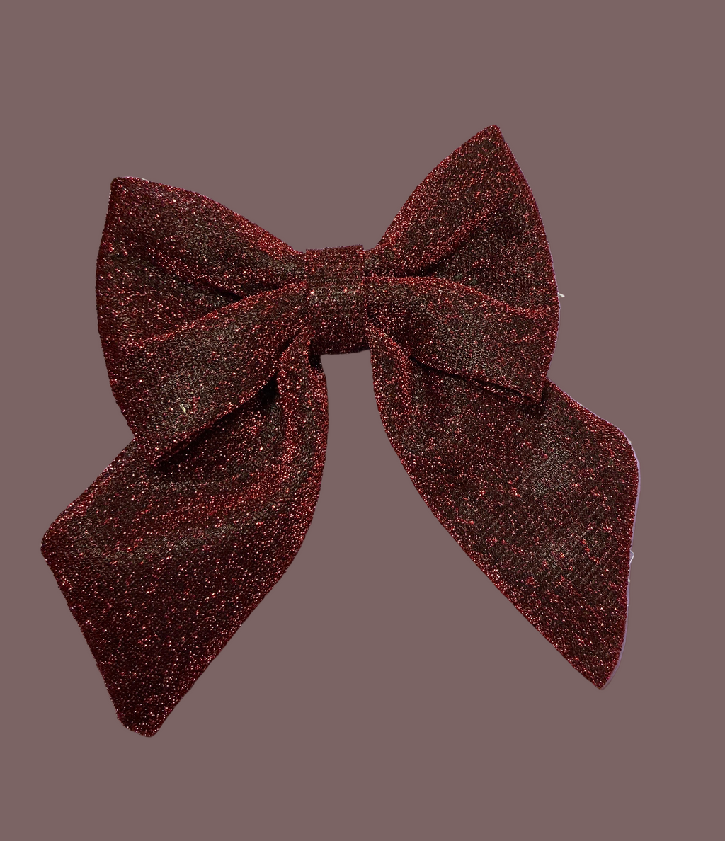 All That Shimmers Sailor Bow – Red