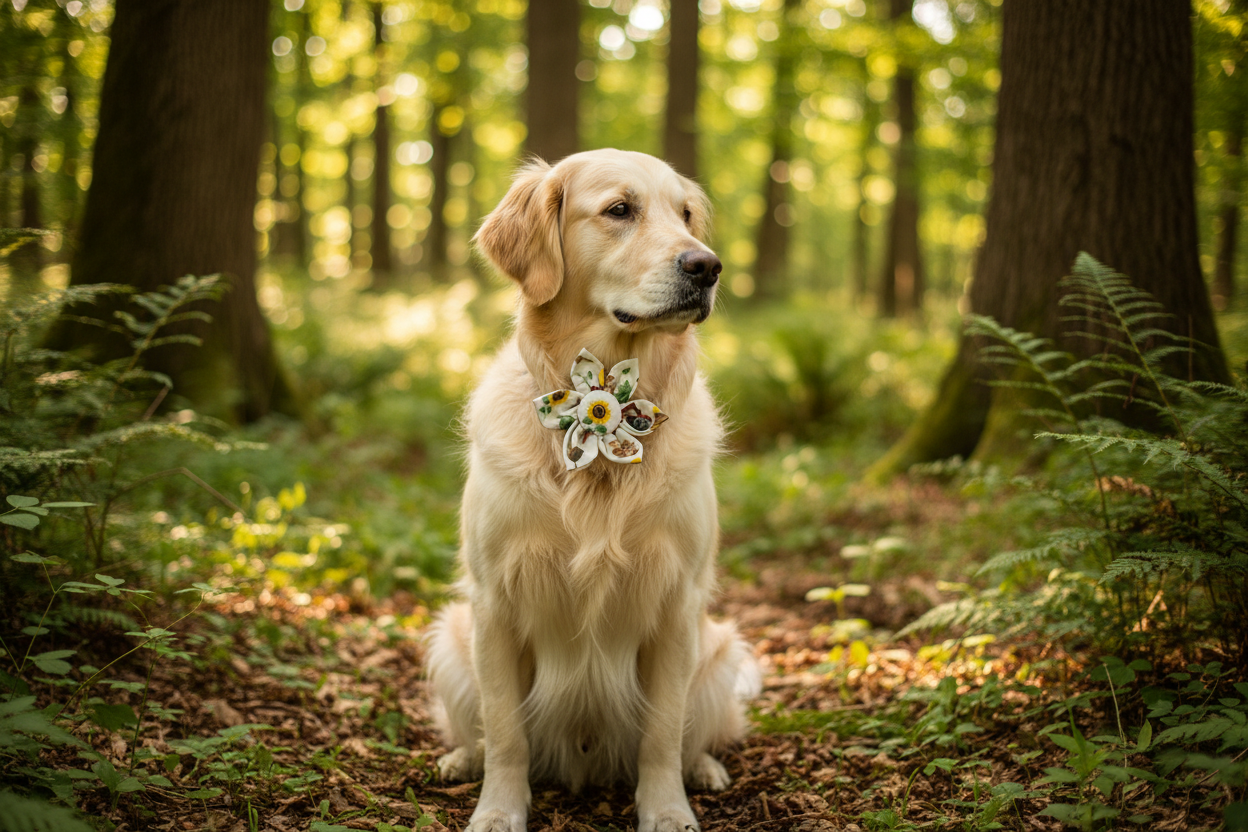 Down on The Farm Collar Flower