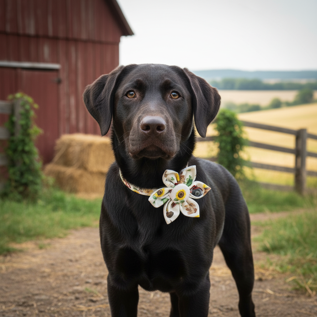 Down on The Farm Collar Flower