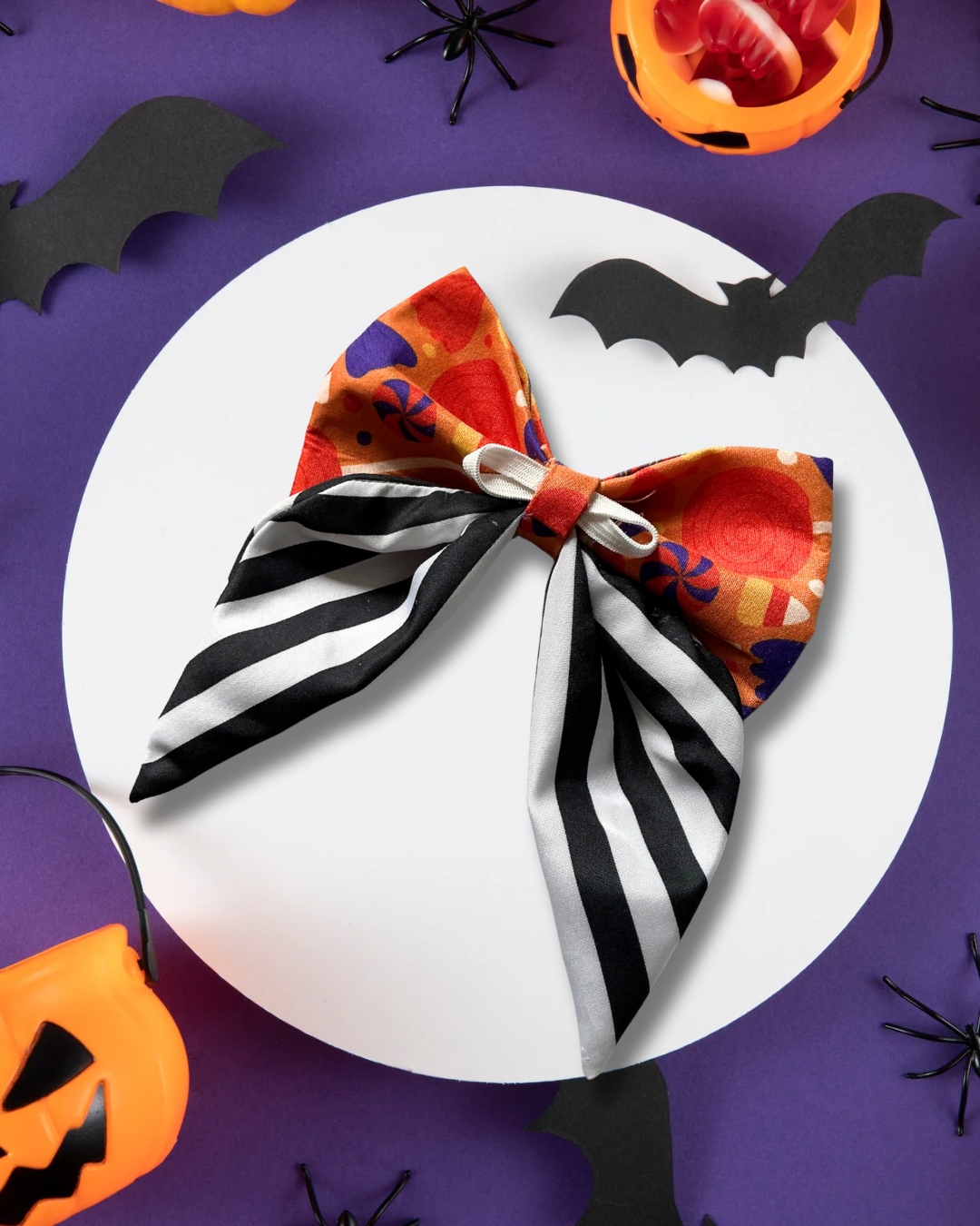 Pumpkin Patch Fang Tail Sailor Bow