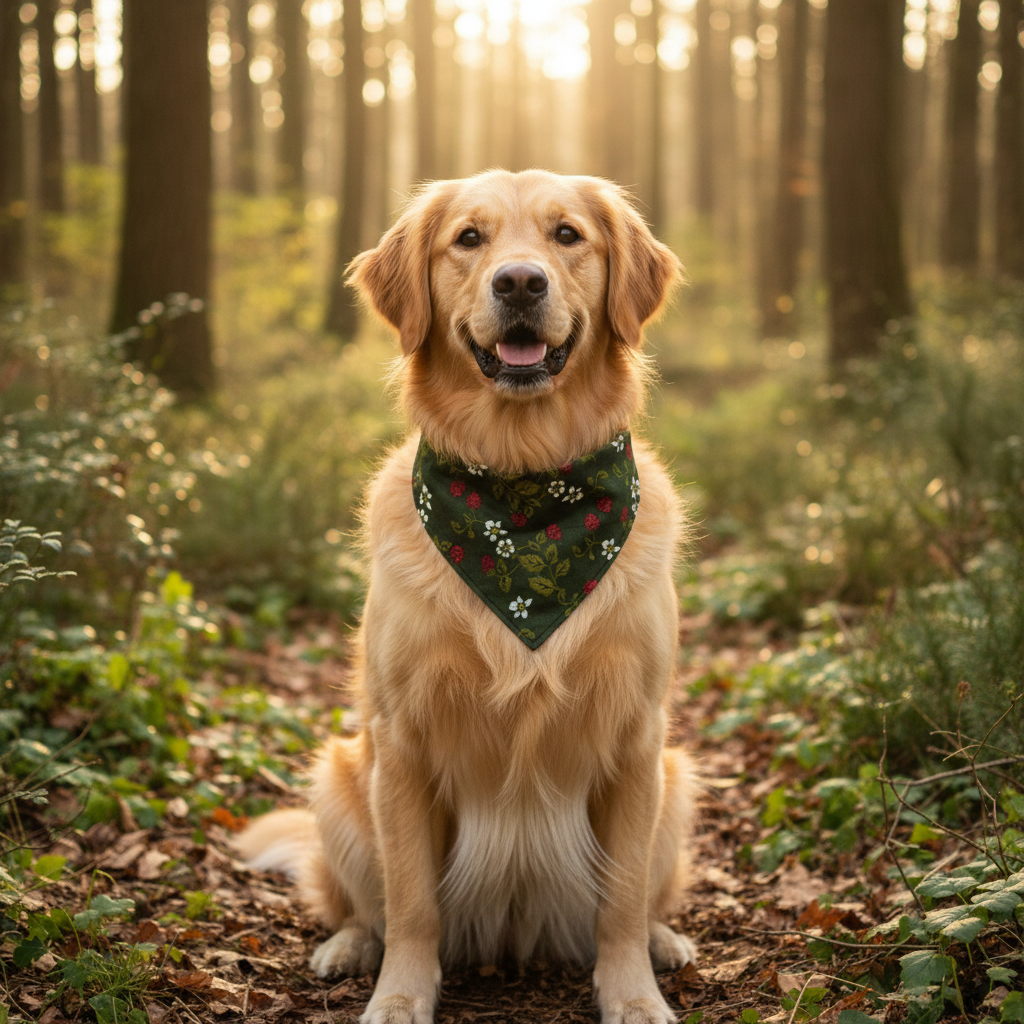 Bark & Berry Bandana