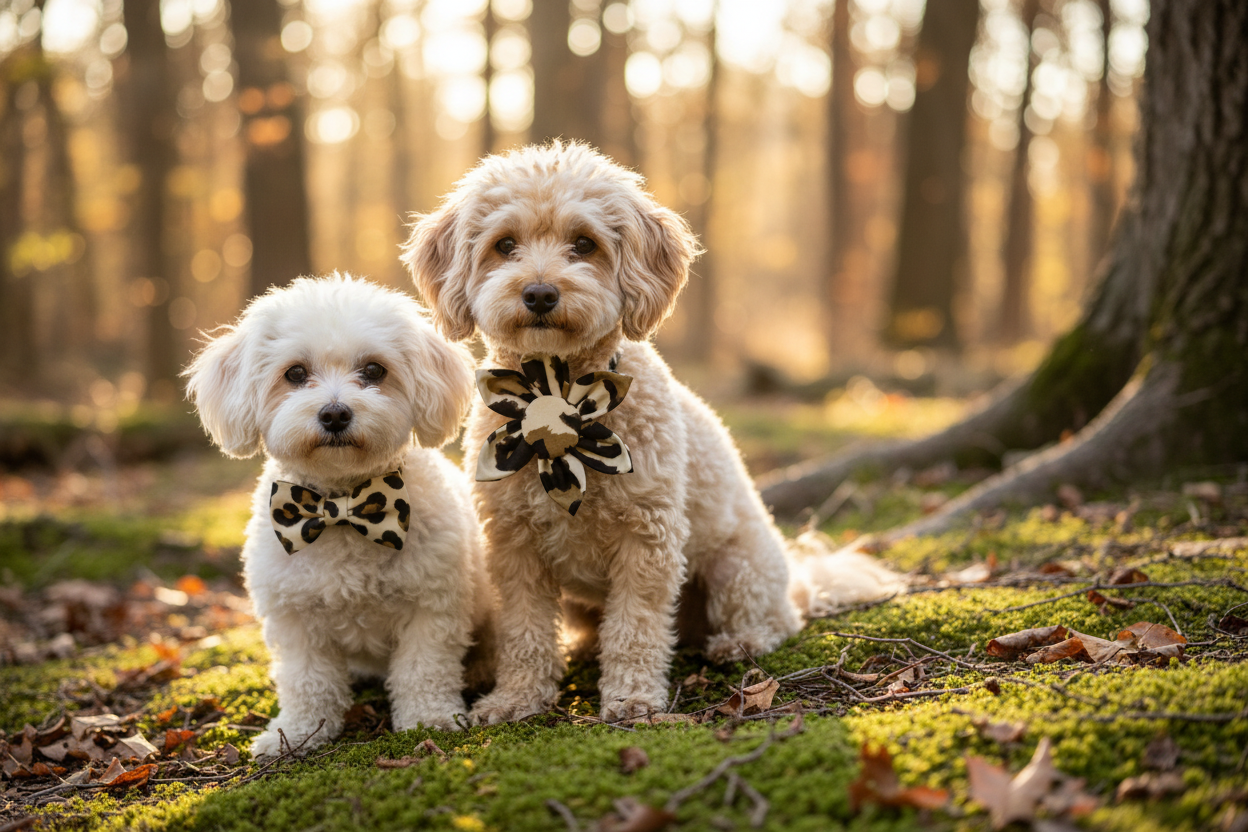Leopard Print Bow Tie