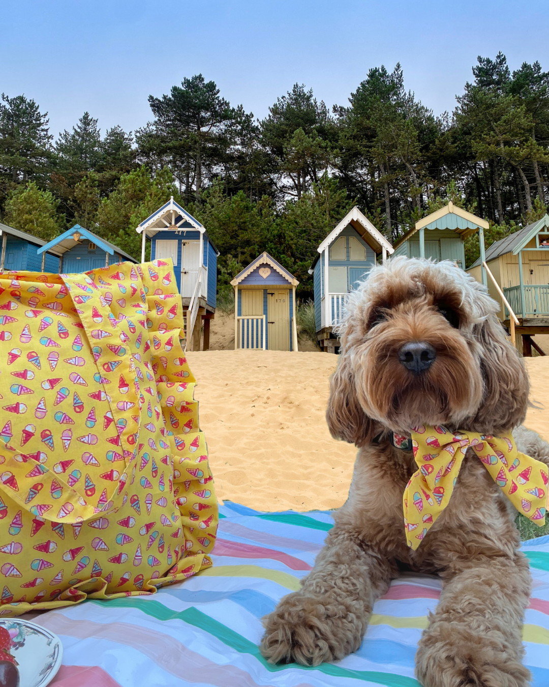 Picnic PAWfect: Ice Cream Tote Bag