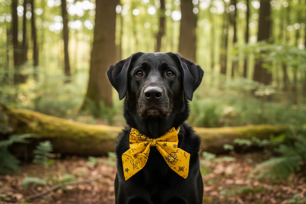 Celestial Paws Sailor Bow - Yellow