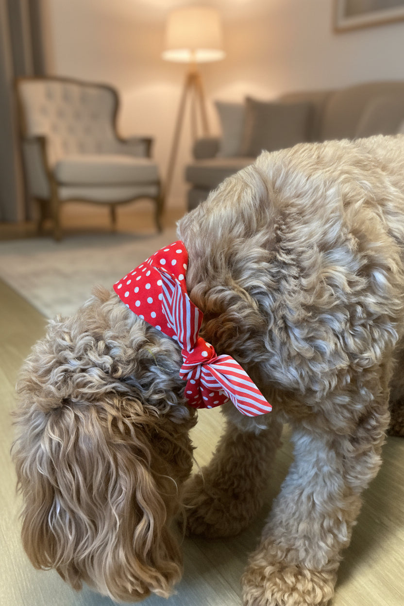 Cherry Pop Reversible Dog Neckerchief