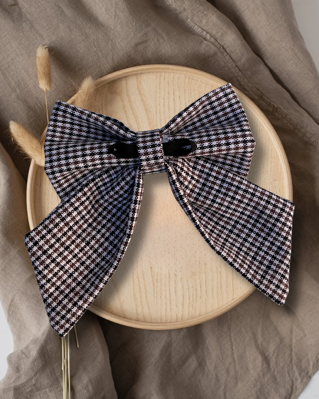 Heritage Hound Sailor Bow - Brown Cream