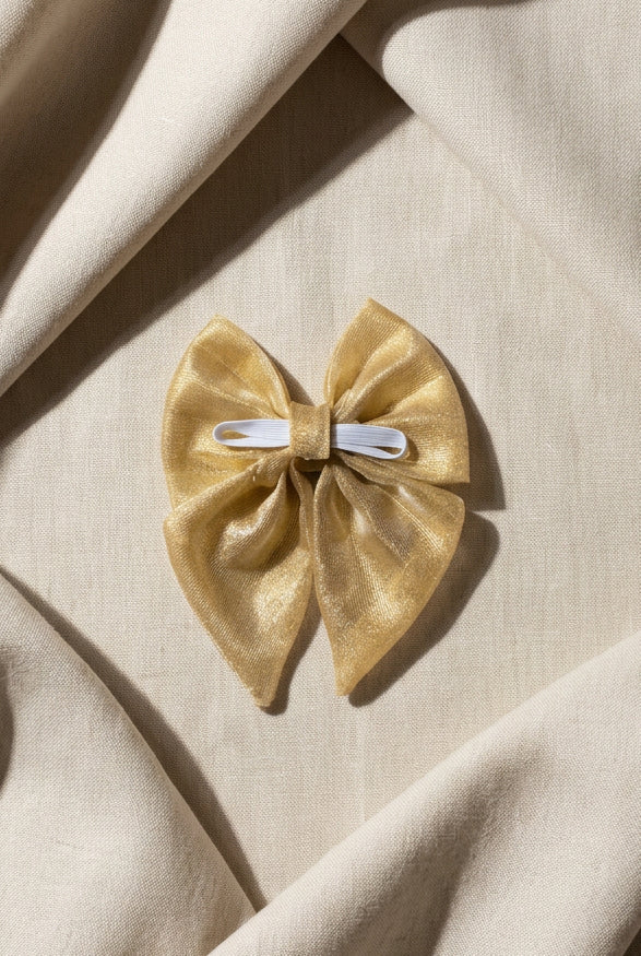Social Season - Champagne Fizz Satin Rambler Bow