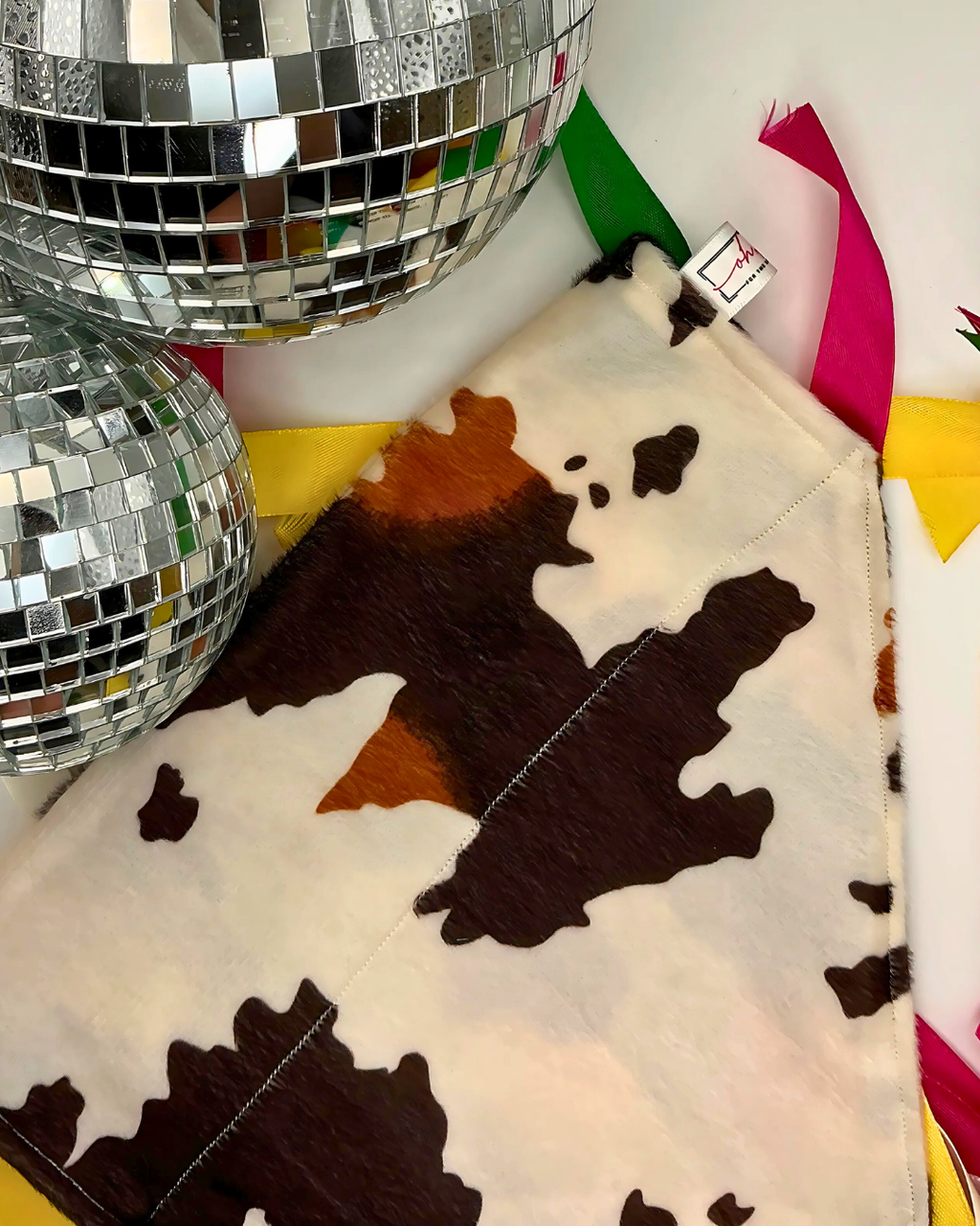 Cow Print Bandana