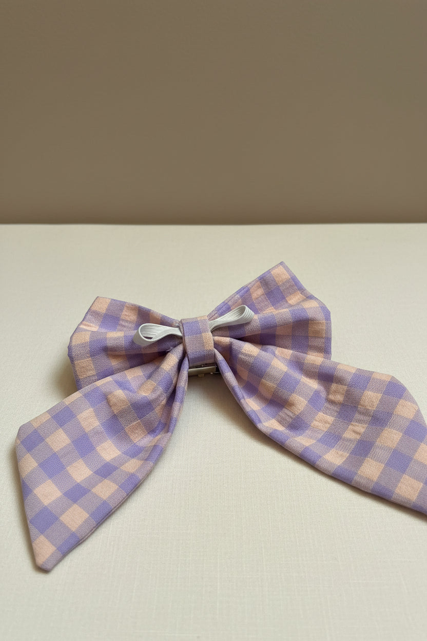 Picnic Pals - Lilac Blush Sailor Bow
