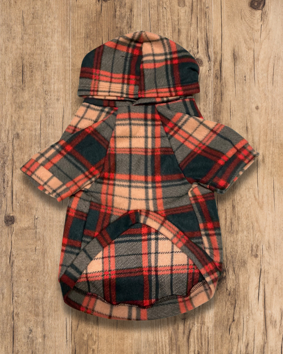 Cosy Plaid Hoodie - Sheep