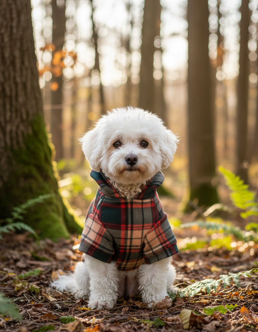 Cosy Plaid Hoodie - Sheep