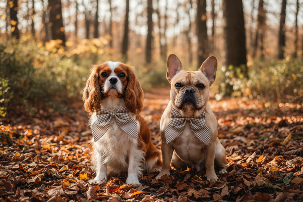Neutrals Gingham Sailor Bow