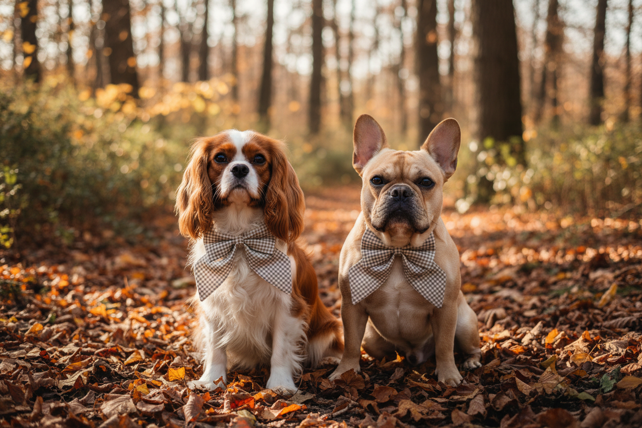 Neutrals Gingham Sailor Bow