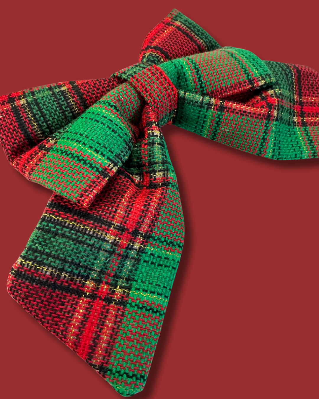 Heritage Hound Sailor Bow - Festive Gold