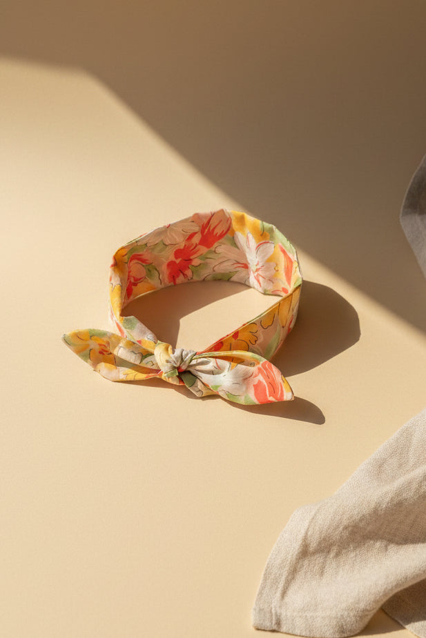 Golden Bloom Dog Neckerchief