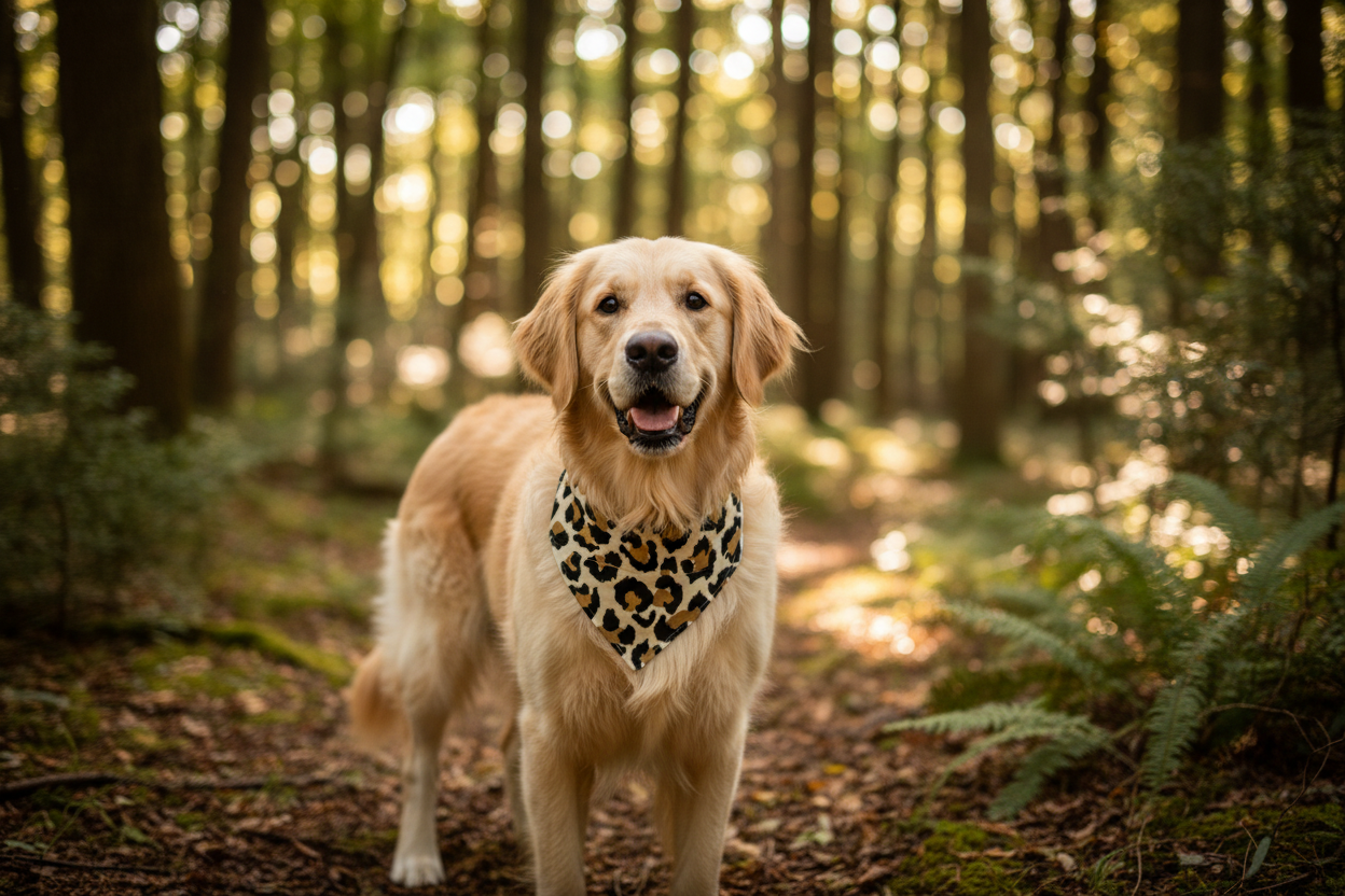 Leopard Print Bandana