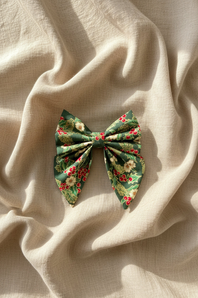 Tidings & Tartan - Oh, Holly Days Rambler Bow