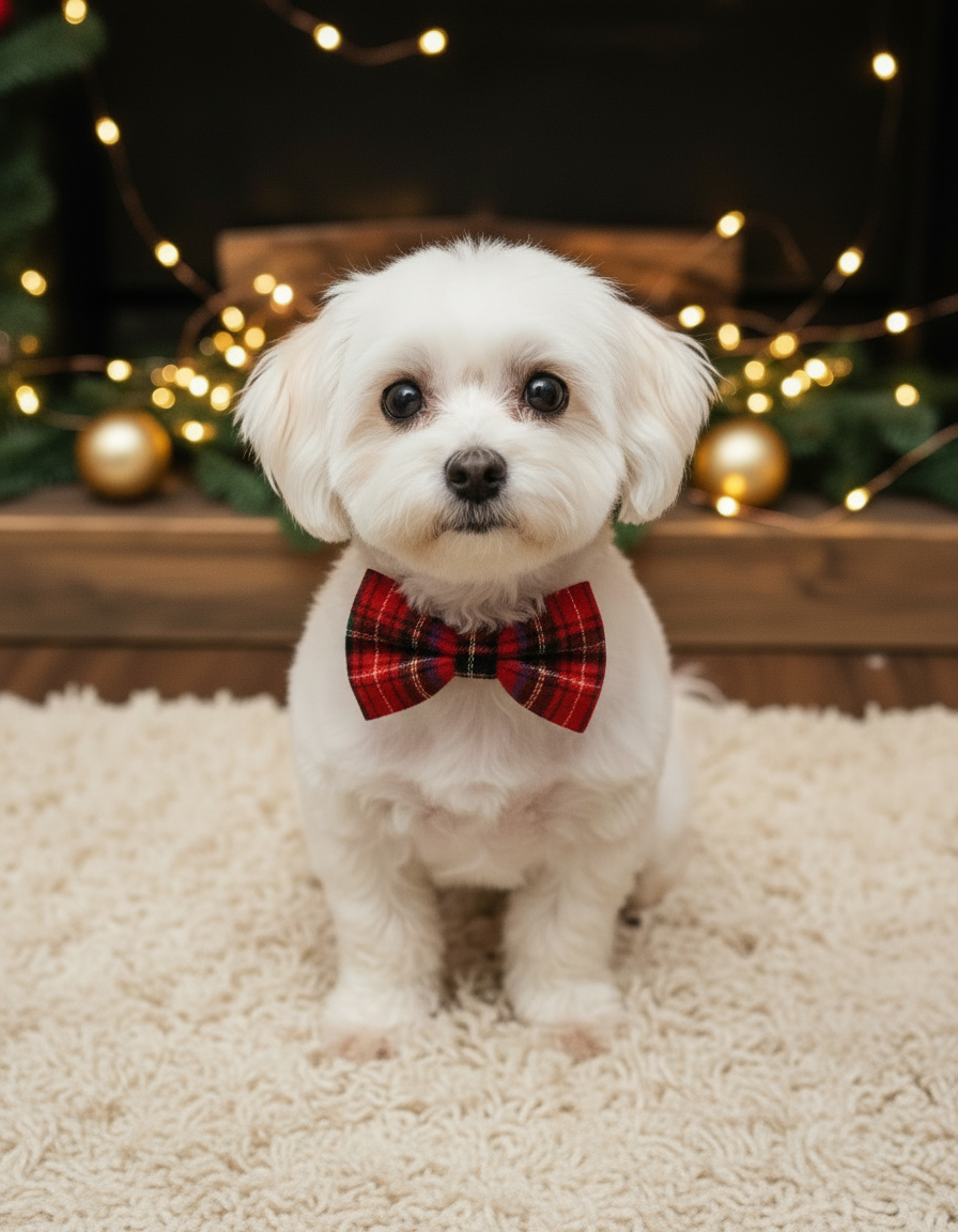 Heritage Hound Bow Tie - Festive Red