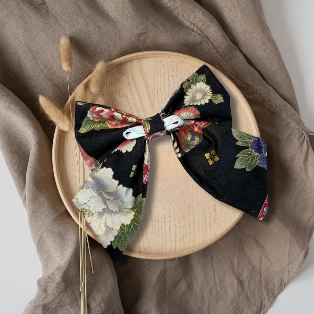 Floral Bloom Sailor Bow
