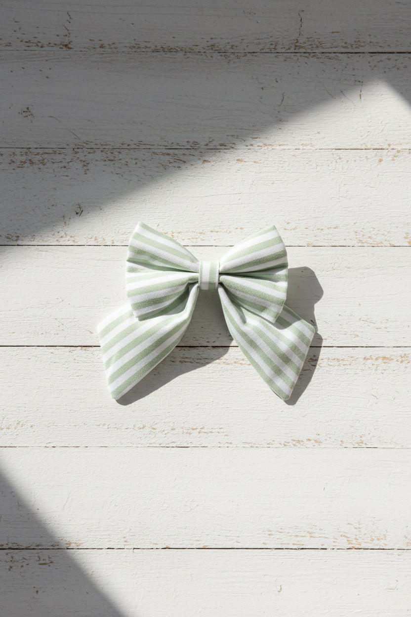 Boardwalk Stripe Sailor Bow