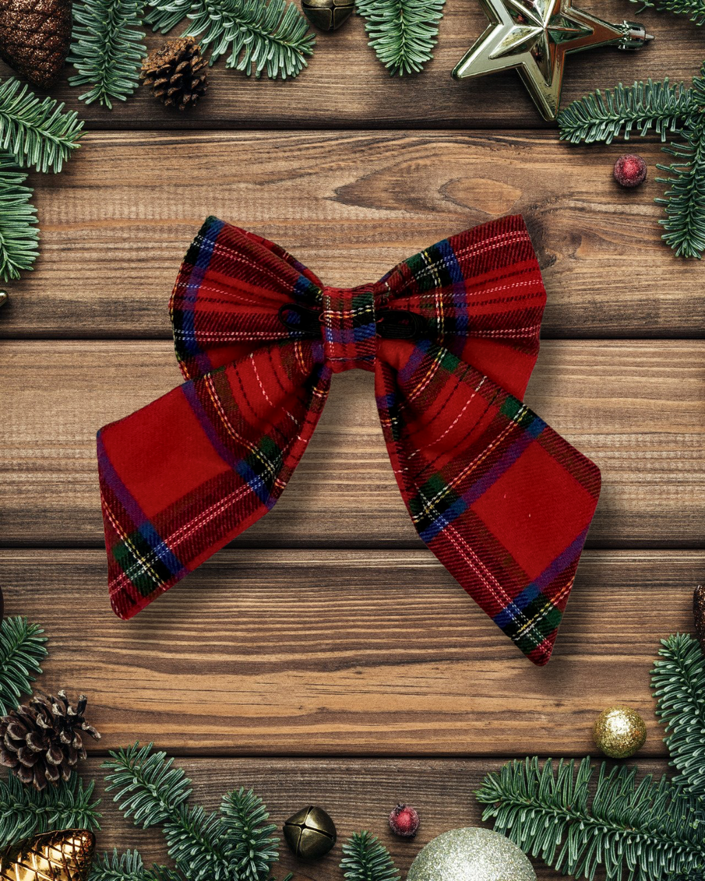 Heritage Hound Sailor Bow - Festive Red