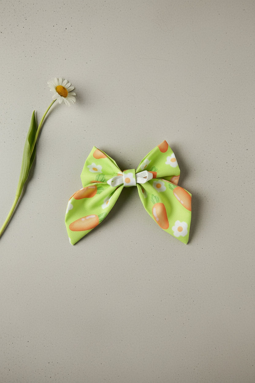 Easter Carrot Sailor Bow