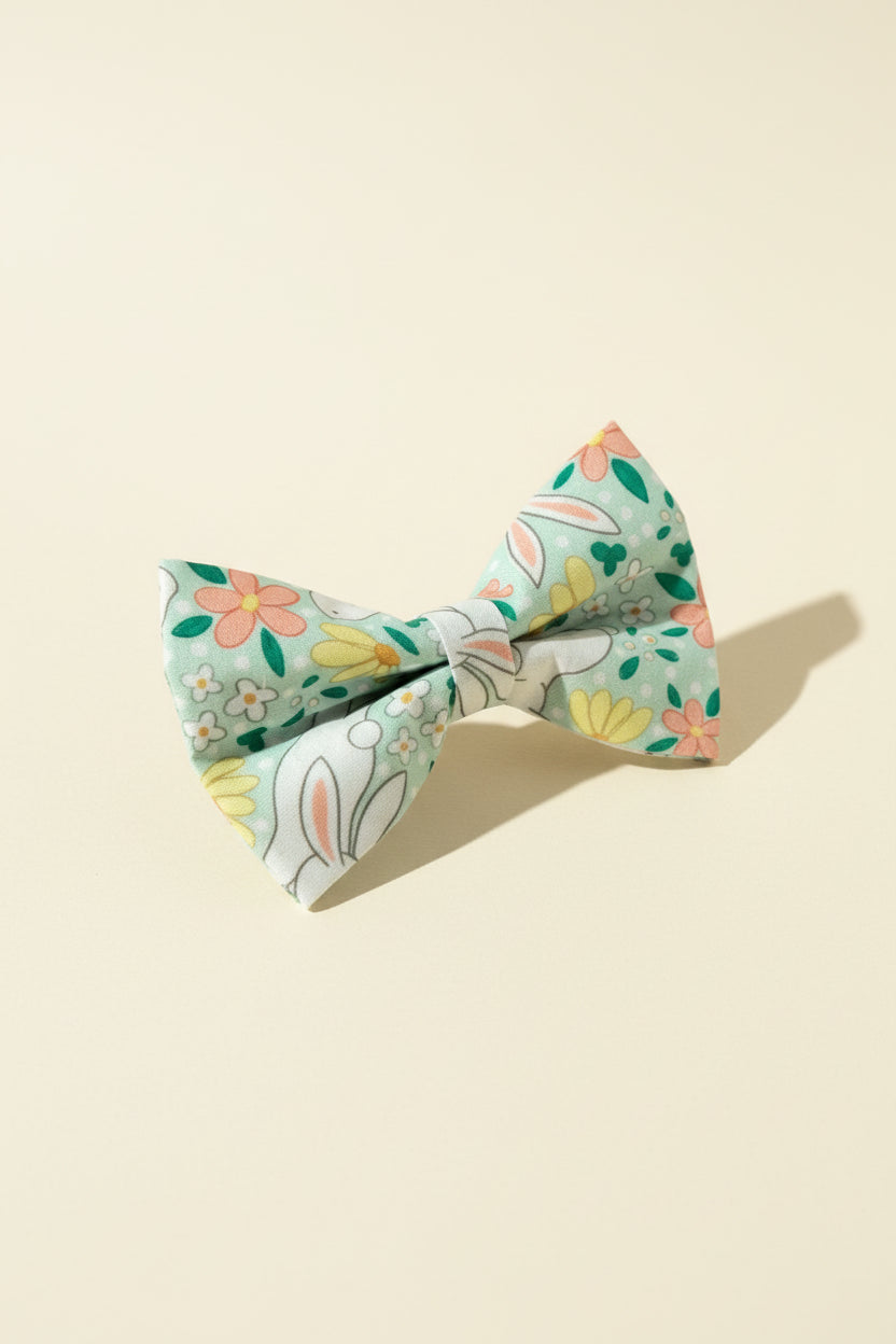 Meadow Bunny Easter Bow Tie