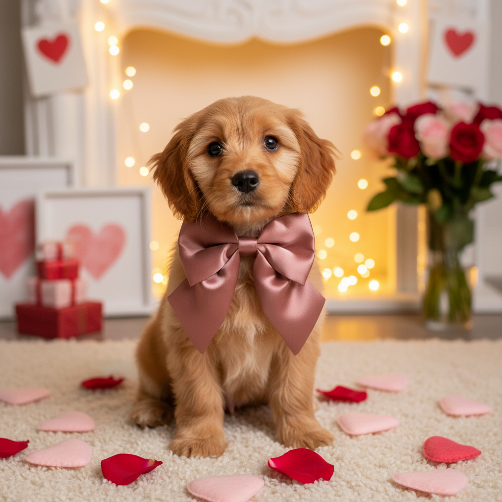 Satin Luxe Sailor Bow - Pink