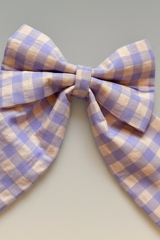 Picnic Pals - Lilac Blush Sailor Bow