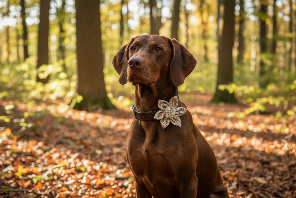 Floral Gingham Print Collar Flower