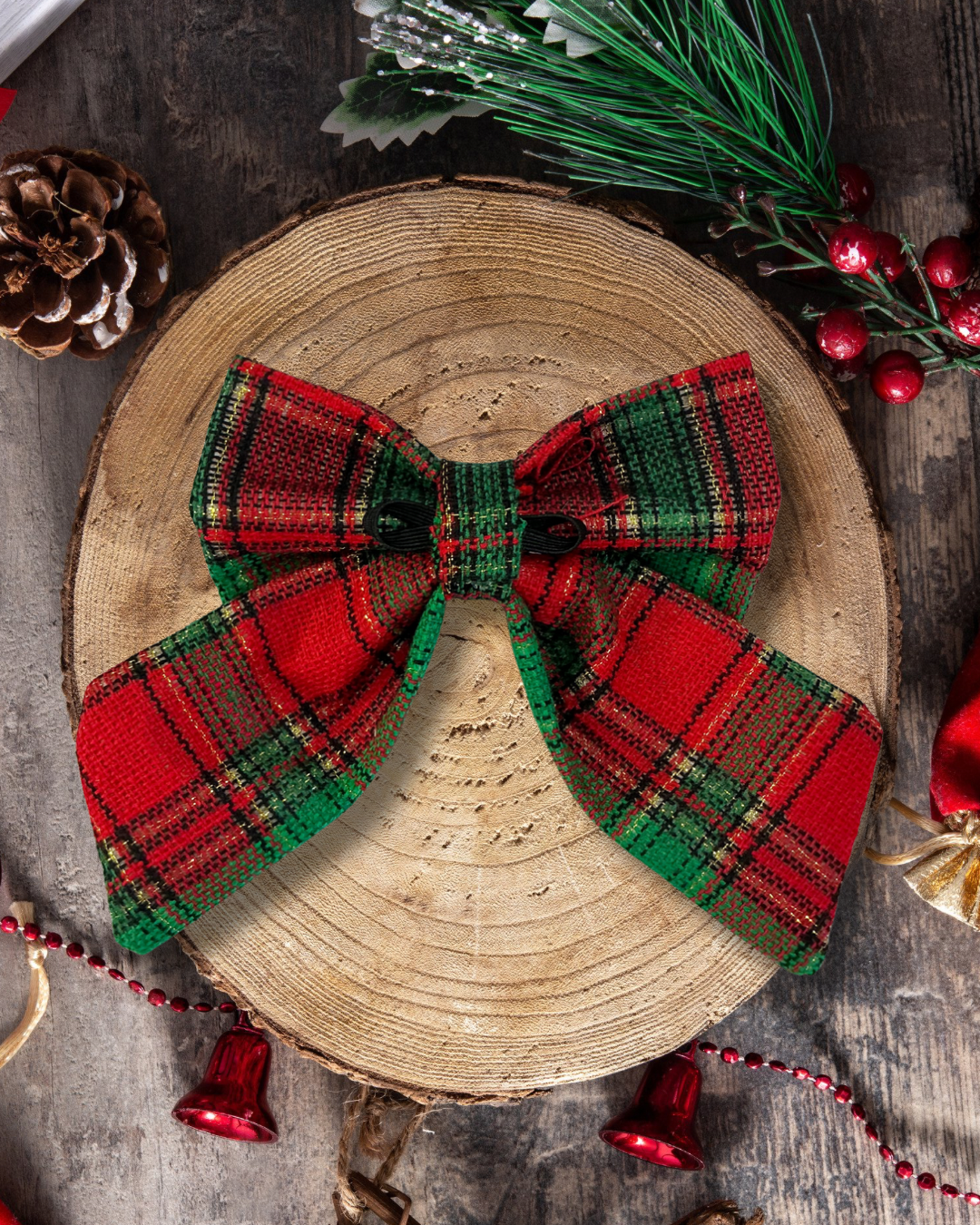 Heritage Hound Sailor Bow - Festive Gold