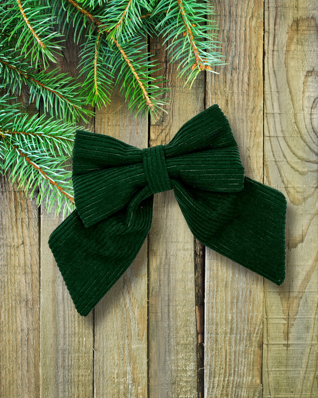 Corduroy Matching Hair Bows